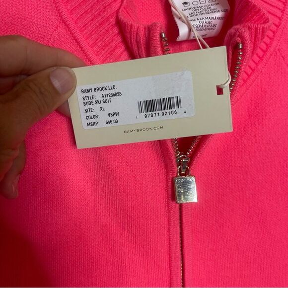 $545 Ramy Brook Pink Bode Ski Suit Size XL NWT - Picture 5 of 7